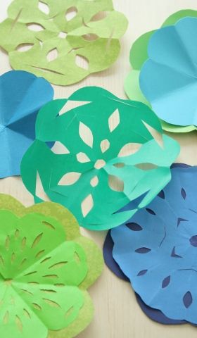 チョキチョキ切るだけ かわいい切り紙で梅雨を楽しもう 窪田千紘フォトスタイリングwebマガジン Klastyling Powered By ライブドアブログ