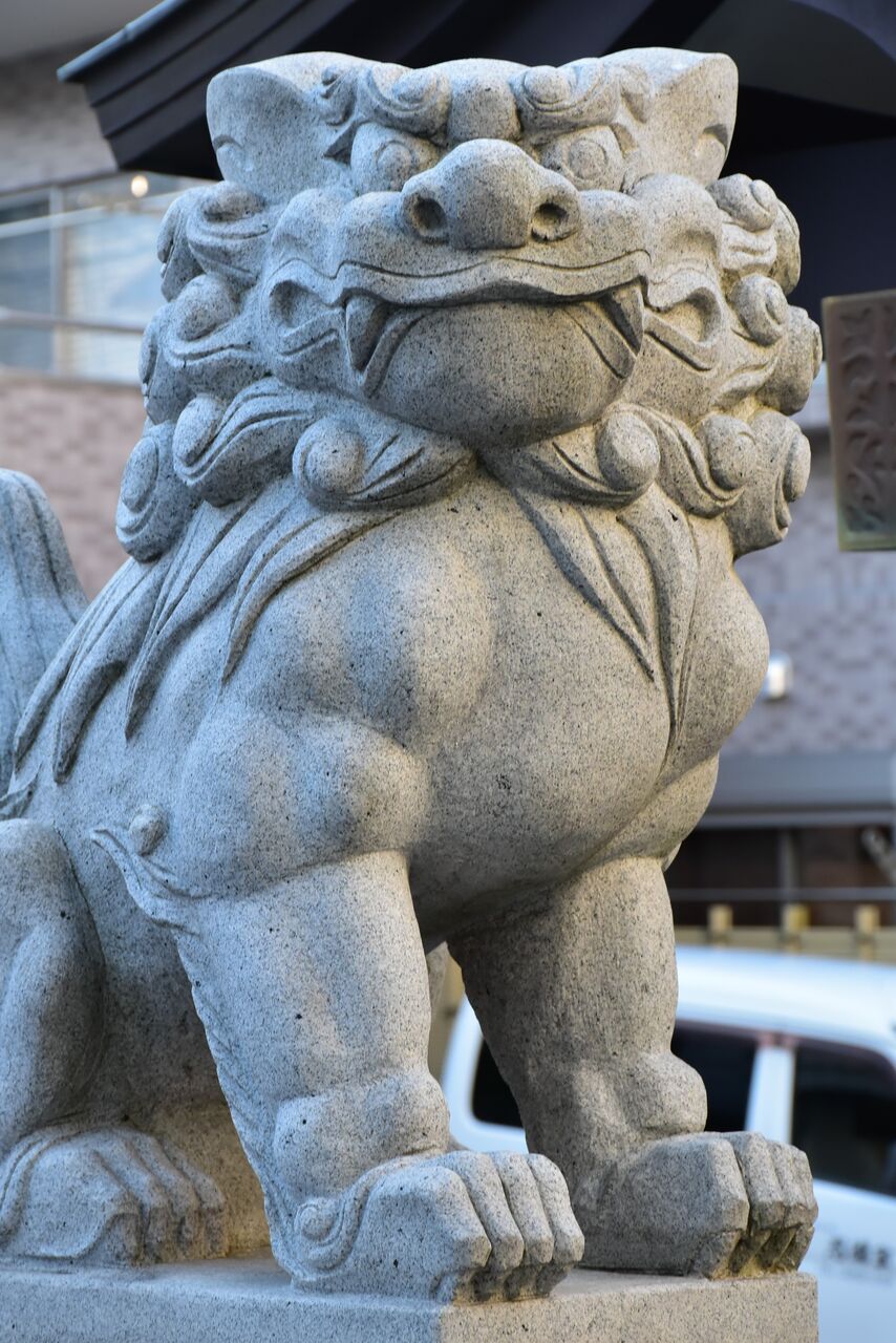 神楽坂若宮八幡神社の狛犬達 東京狛犬俱楽部 Blog