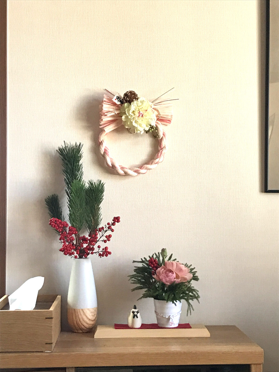 お正月ディスプレイ 100均やニトリのプチプラアイテムを使って華やかに仕上げる ココロのくらし ニトリマニアの 静岡 整理収納アドバイザー Powered By ライブドアブログ