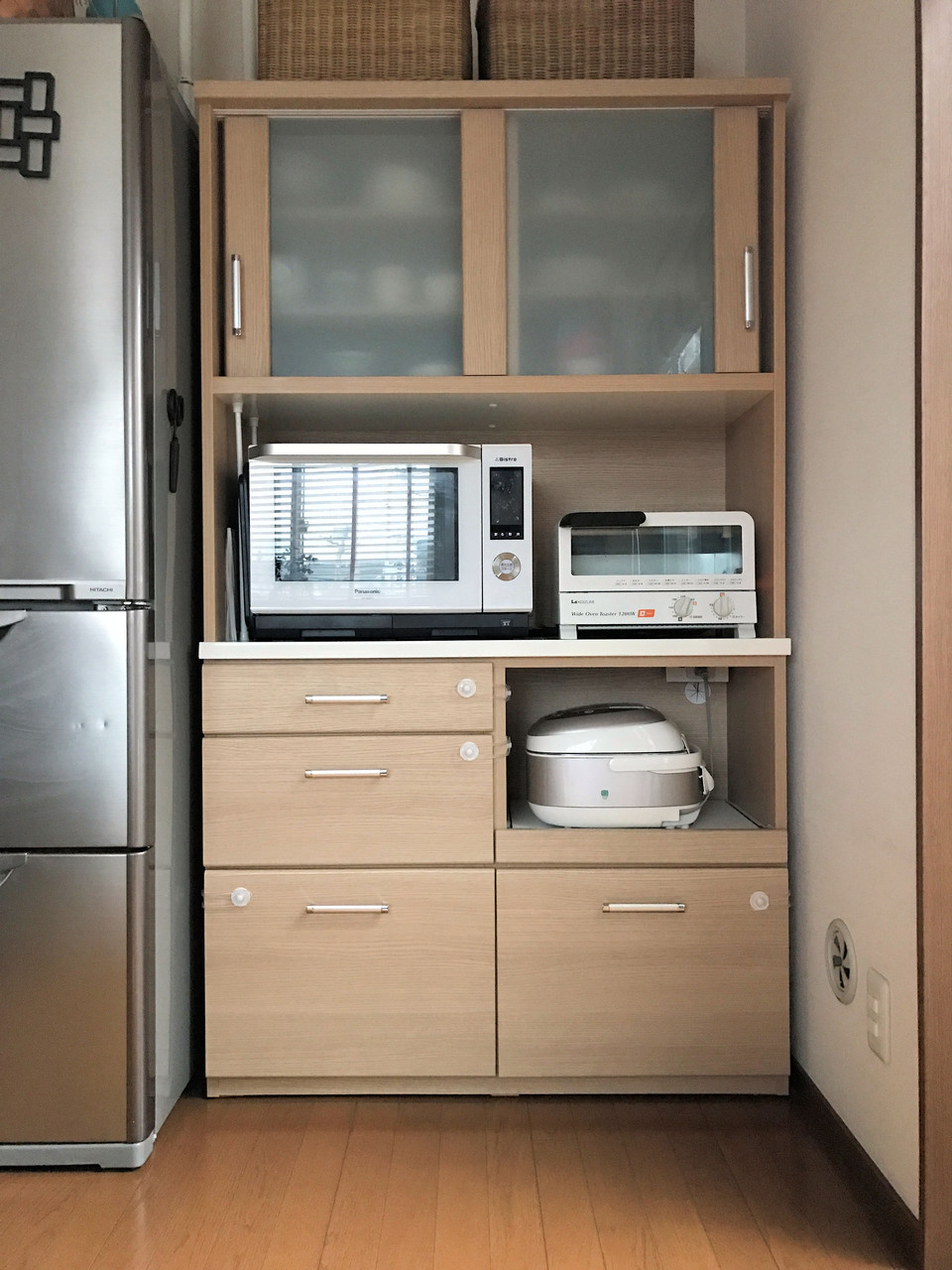 余白いっぱいで使いやすい食器棚収納 ココロのくらし ニトリマニアの 静岡 整理収納アドバイザー Powered By ライブドアブログ