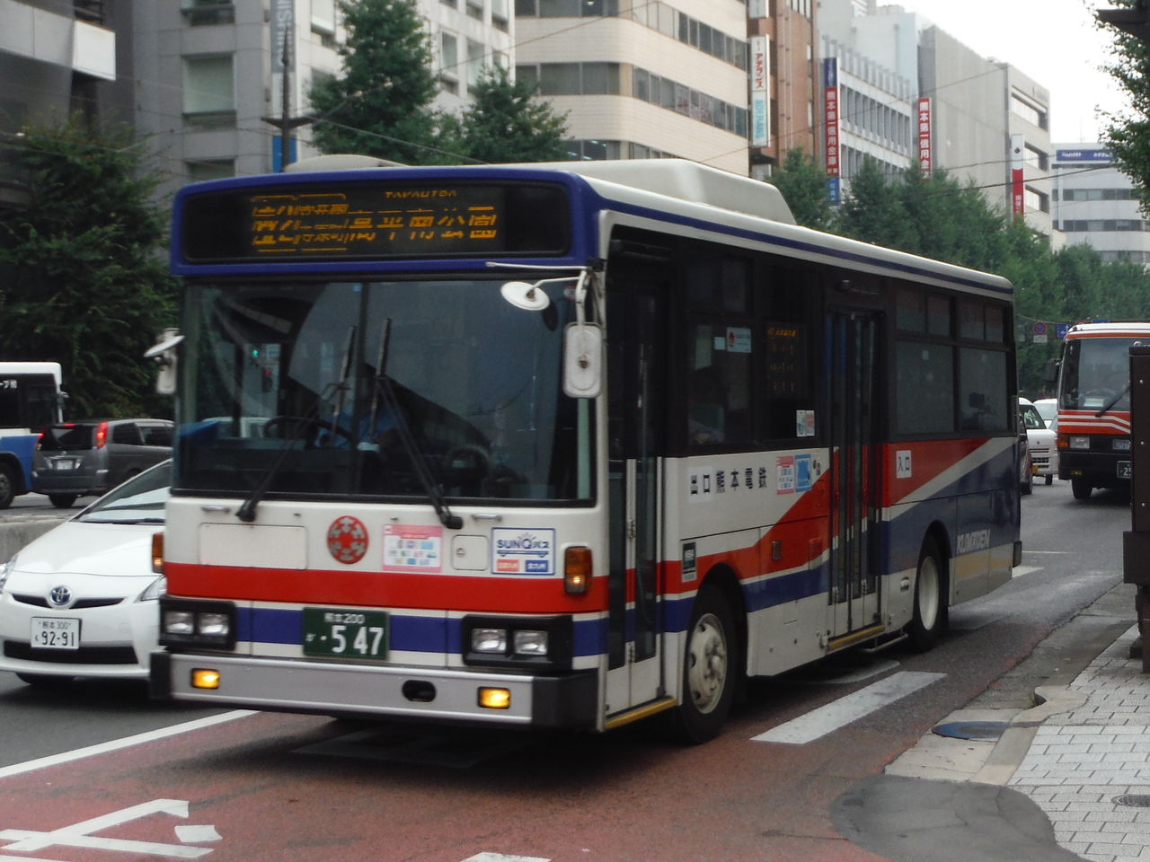 熊本電気鉄道 熊本200か547 : 🚌BUS画像館熊本🚏熊本県内のバス事業