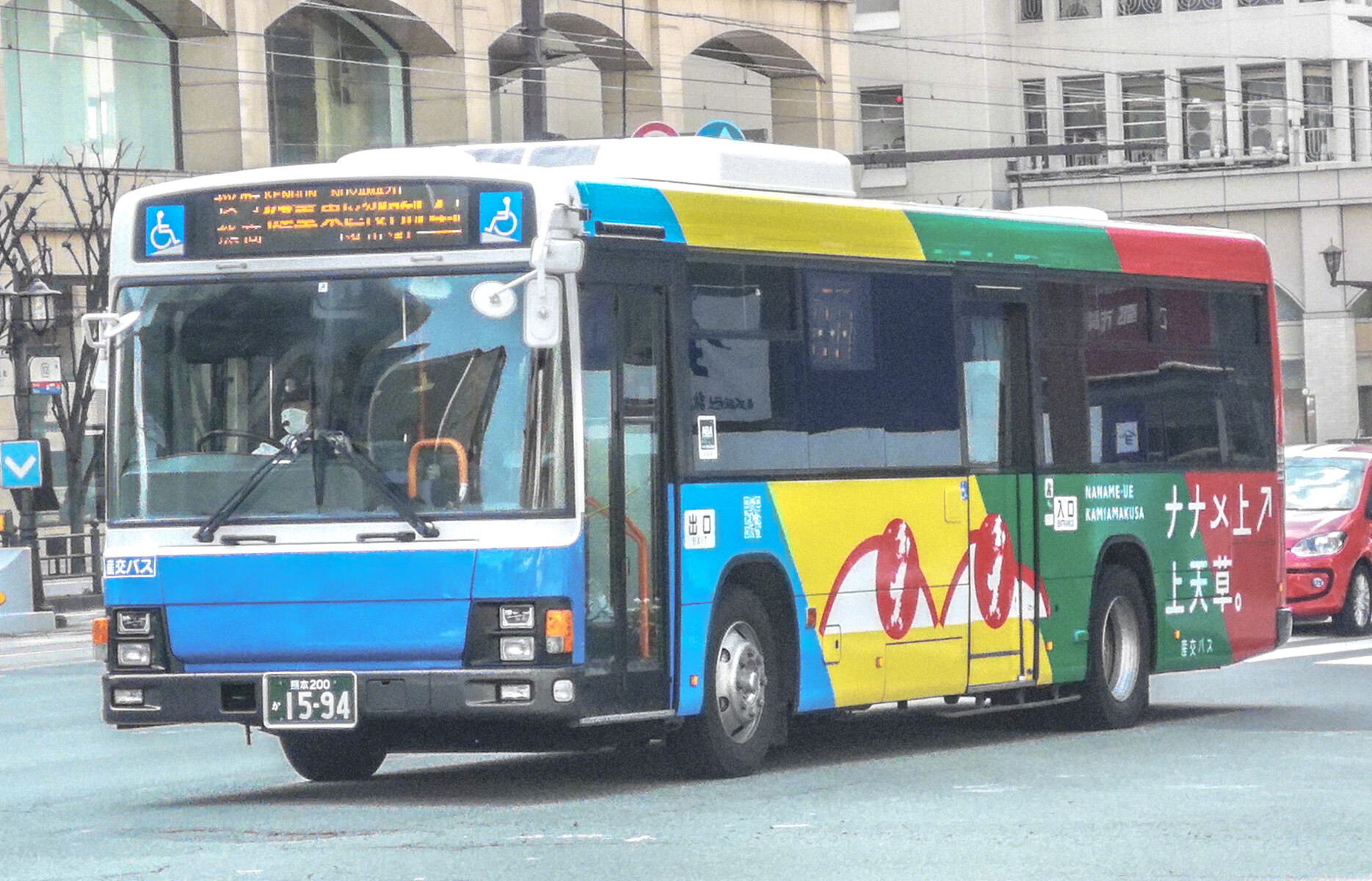 九州産交バス 熊本200か1594 ｂｕｓ画像館熊本 夜間高速サンライズ号 京都 大阪 神戸ー熊本 京都発は10 29より 熊本 発は10 30より運行再開