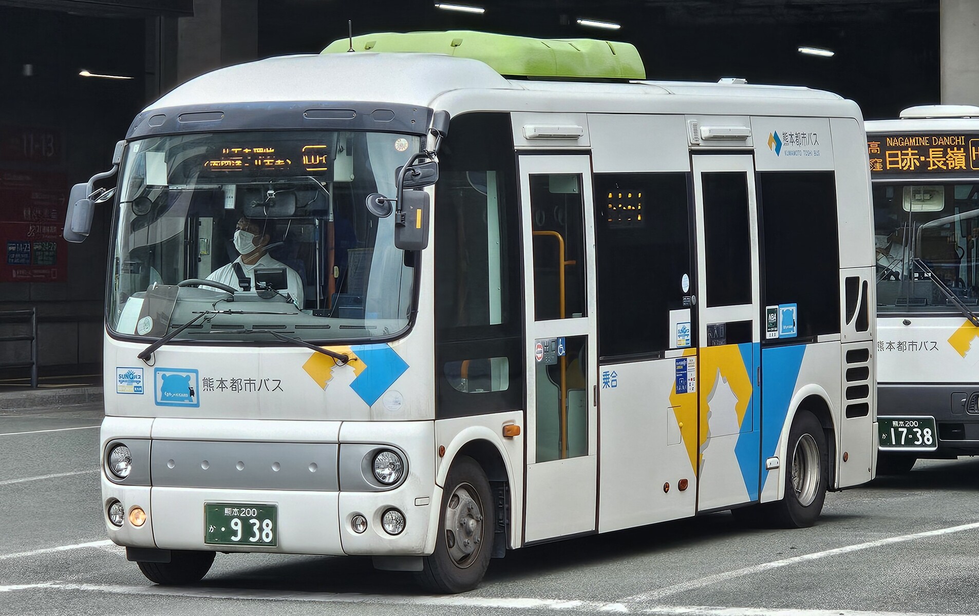 熊本都市バス 熊本200か938 : 🚌BUS画像館熊本🚏九州産交バス 空港