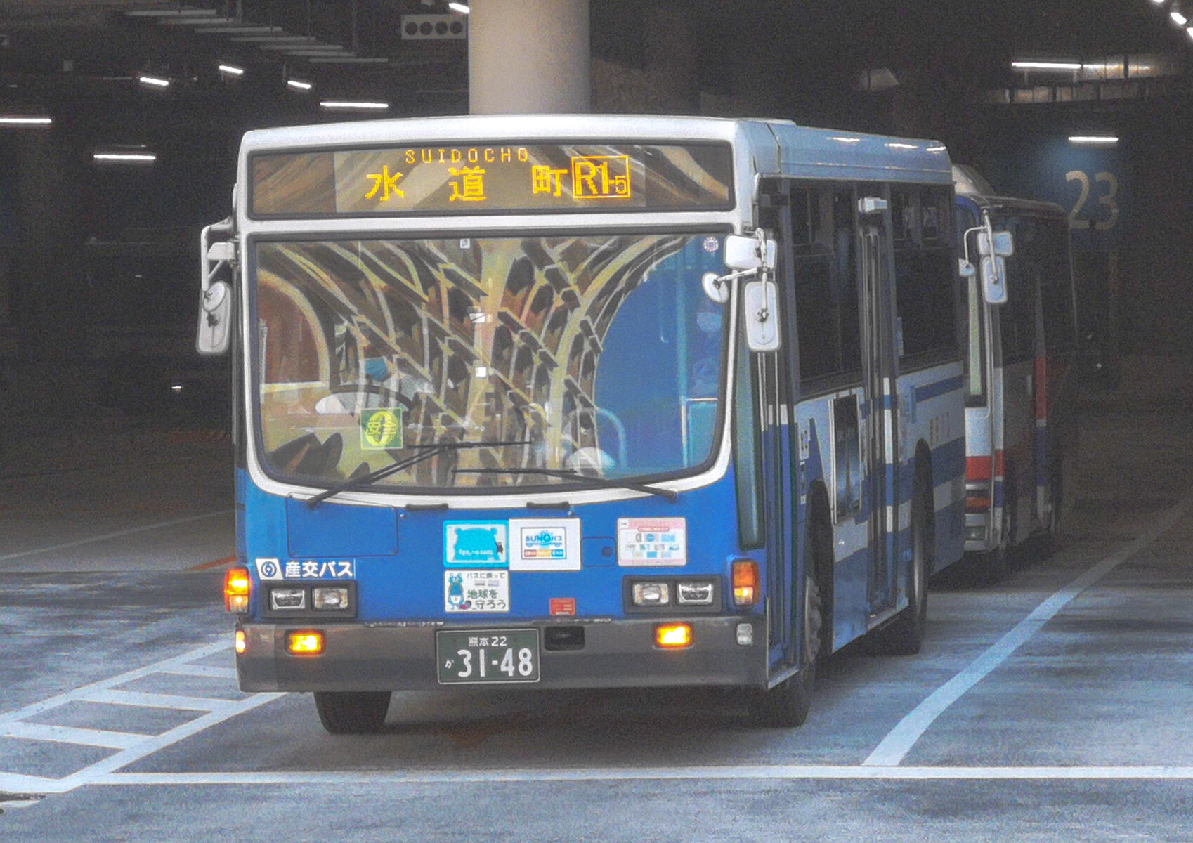 九州産交バス 熊本22か3148 : 🚌BUS画像館熊本🚏熊本県内のバス事業