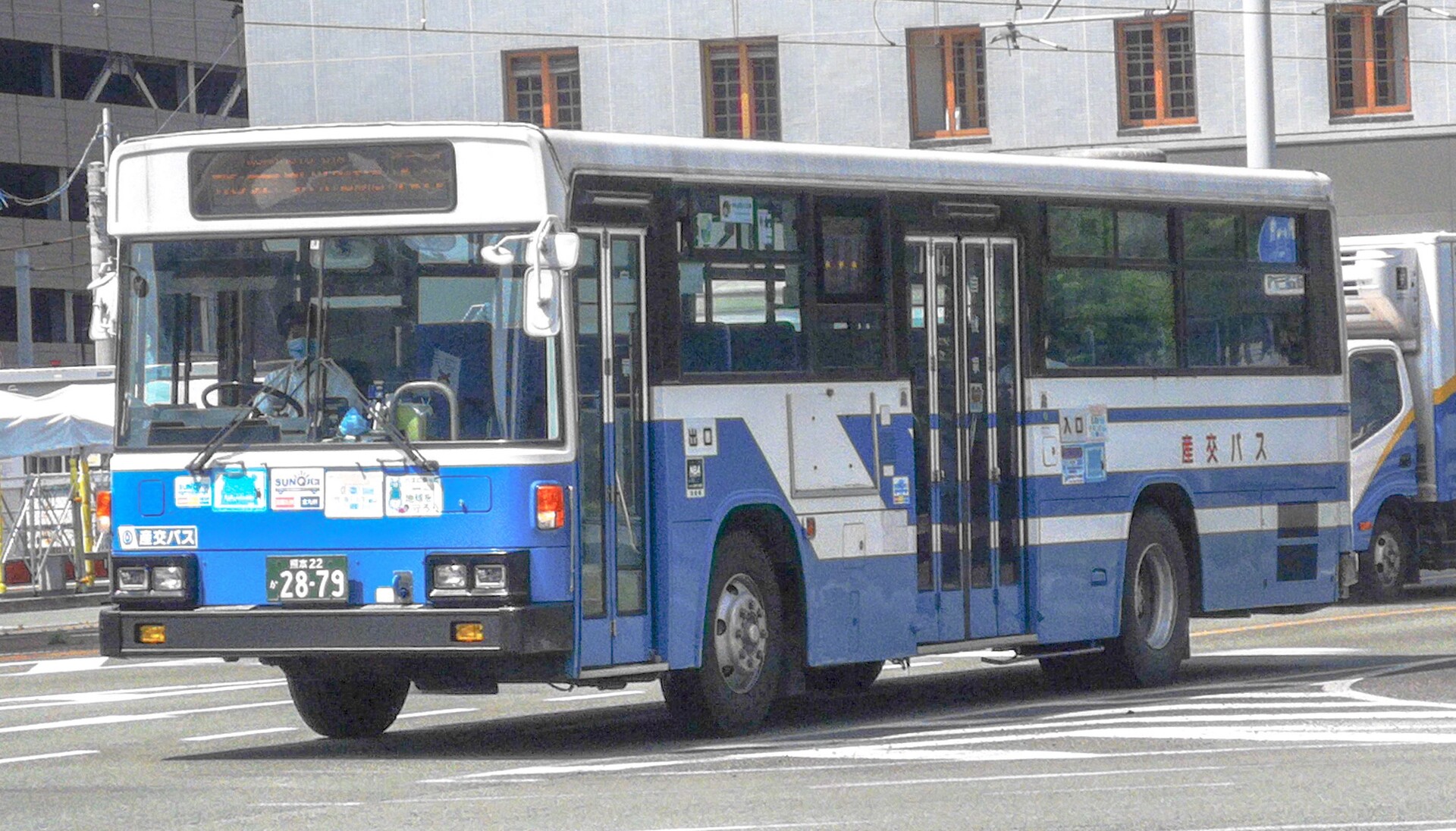 九州産交バス 熊本22か2879 : 🚌BUS画像館熊本🚏熊本バス 8月