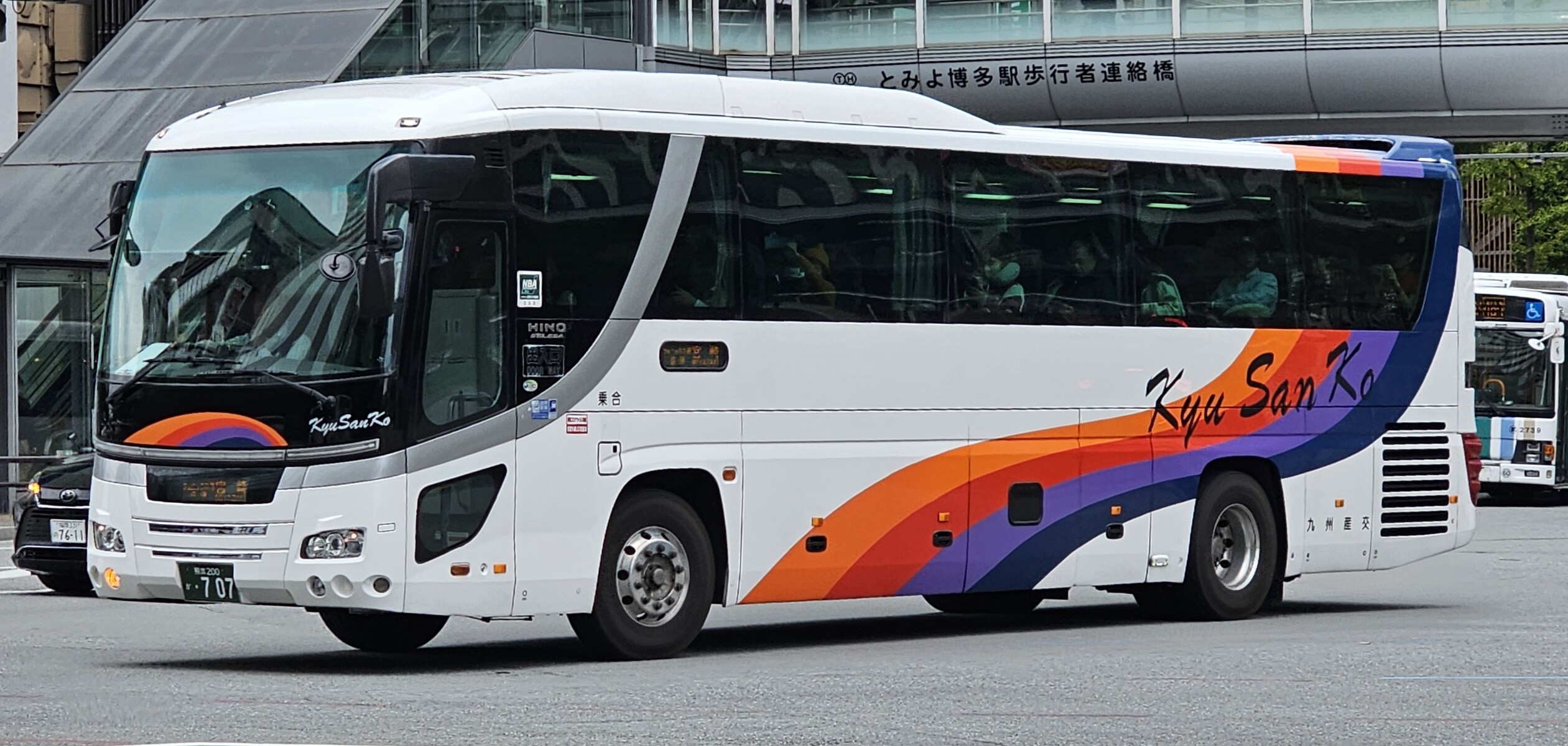 九州産交バス 熊本200か707 : 🚌BUS画像館熊本🚏九州産交バス 空港