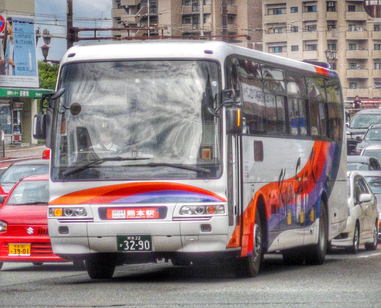 九州産交バス 熊本22か3290 : 🚌BUS画像館熊本🚏九州産交バス 空港
