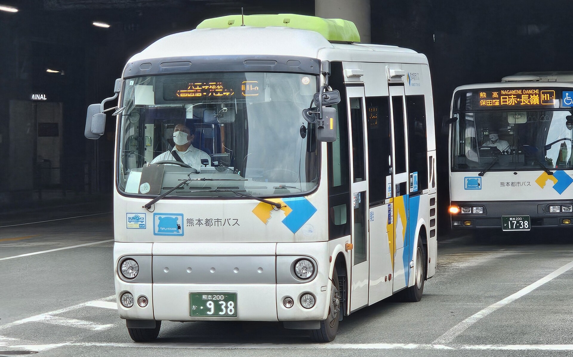 熊本都市バス 熊本200か938 : 🚌BUS画像館熊本🚏九州産交バス 運転