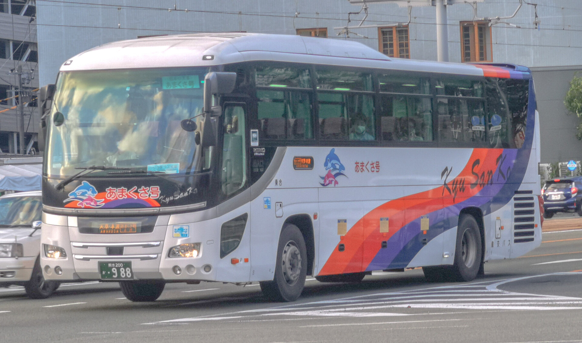 産交バス 熊本0か9 bus画像館熊本 高速きりしま号 熊本ー鹿児島 10 1より車両タイプをトイレなし4列シート44席からトイレ付4列シート37席へ変更 産交便のみ 産交バス 熊本0か9 bus画像館熊本 高速きりしま号 熊本ー鹿児島 10 1より車両タイプをトイレなし4列シート44席からトイレ付4列シート37席へ変更 産交便のみ