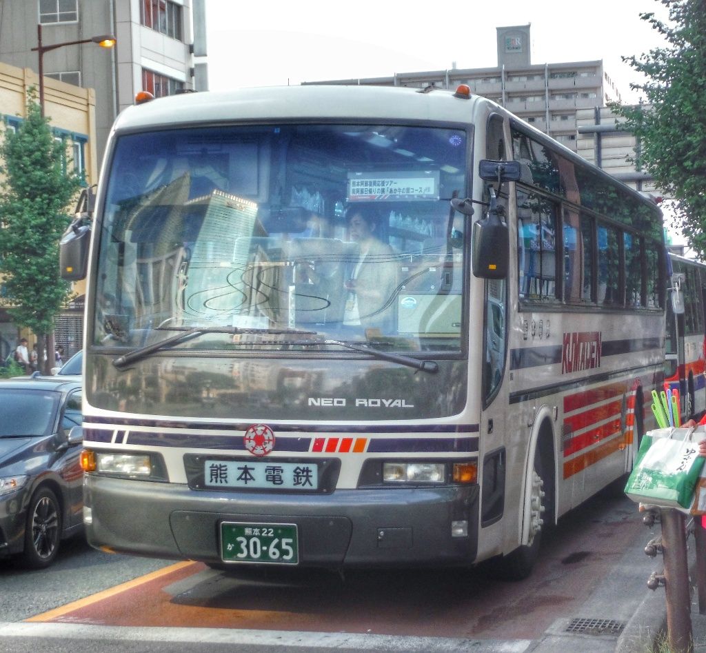 熊本電気鉄道 熊本22か3065 : 🚌BUS画像館熊本🚏九州産交バス 空港