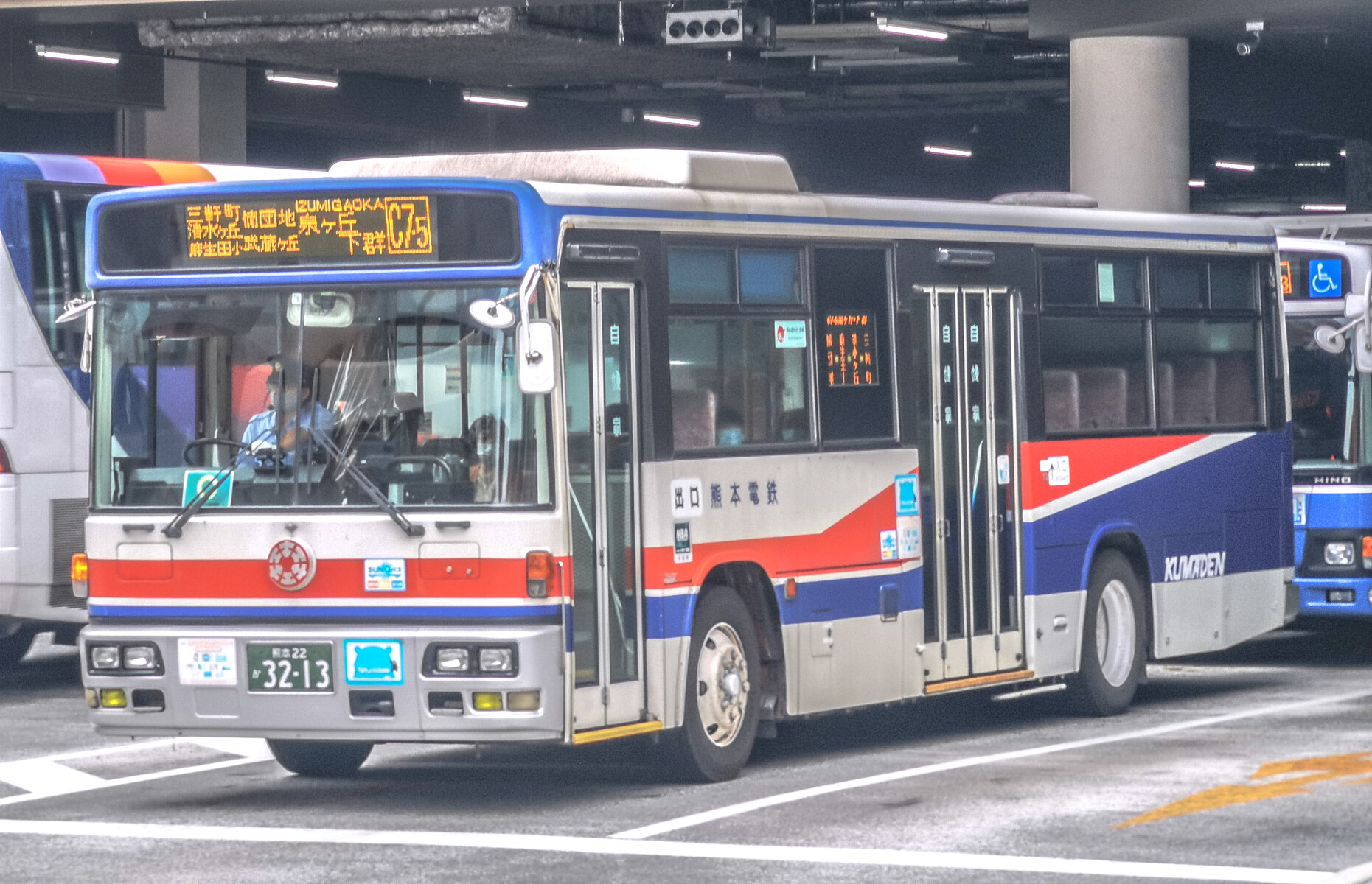 熊本電気鉄道 熊本22か3213 : 🚌BUS画像館熊本🚏くまモンのICカード