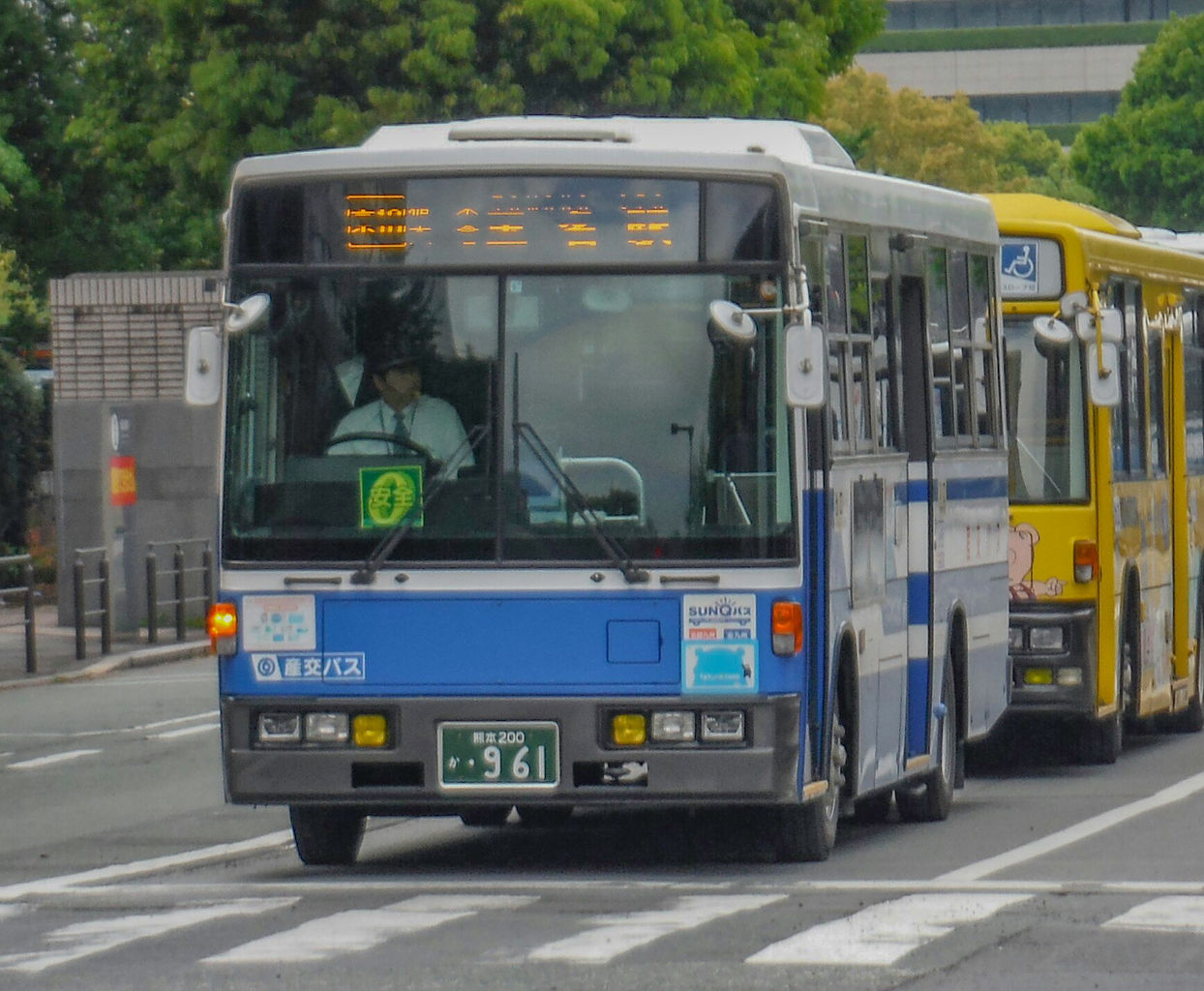 産交バス 熊本200か961 : 🚌BUS画像館熊本🚏くまモンのICカード