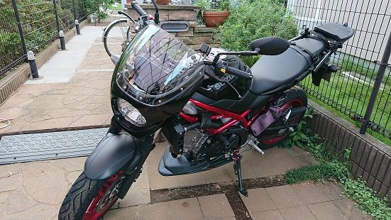 バイク SV650ABS用 プーチ ビキニカウル