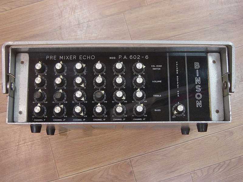 BINSON PRE MIXER ECHO P.A.602-6 : Kimoty House ＝ キモチイイイエ
