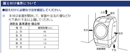 日立 洗濯乾燥機 BD-V7300 ビッグドラム 設置 : エアコン工事 日立 洗濯乾燥機 BD-V7300 ビッグドラム 設置 : エアコン工事