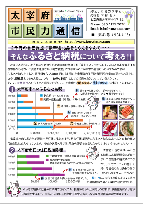 市民力通信（第43号）表
