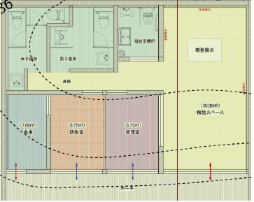 水城便益施設（平面図）
