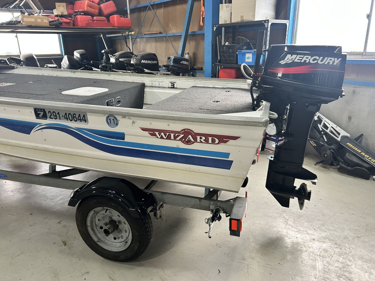 中古ボート情報：WIZARD WJ-386 2ST30HP セット : 本日の船大工。