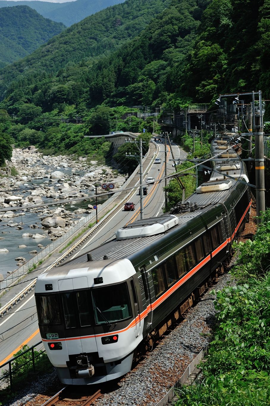 鉄道プレート 両面 アルプス/たてしな