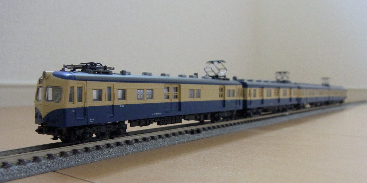 Nゲージ飯田線シリーズで1983年を - クモニ830100+クモニ13 : ＺＡＫＫＩ２