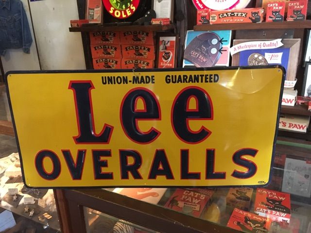 アンティーク Lee KANSAS-USA ネオン管電光看板 通電確認済み！