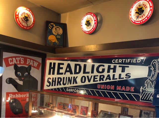 ヘッドライトHEADLIGHT】ビンテージ看板1930年代