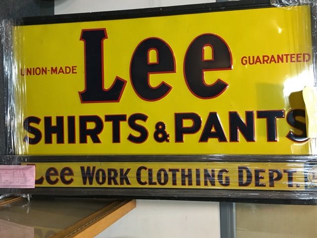 【anpunch】1919年Lee看板 anpunch】1919年Lee看板 2025年最新】Yahoo!オークション -lee