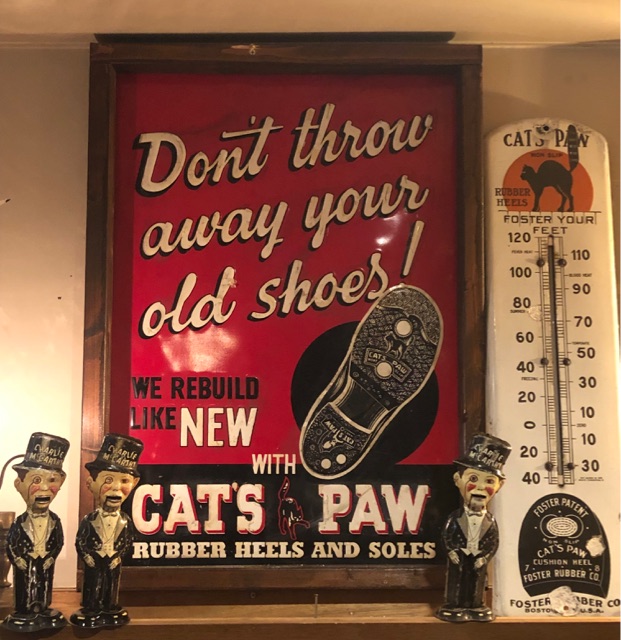 大特価】 CAT'S PAW温度計看板 【公式通販】 大特価】 CAT'S PAW温度計看板 【公式通販】