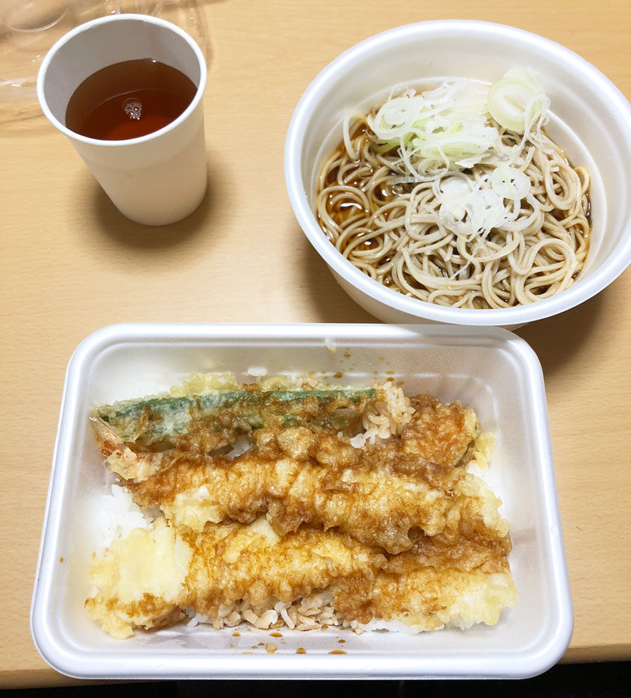 天丼セットのテイクアウト