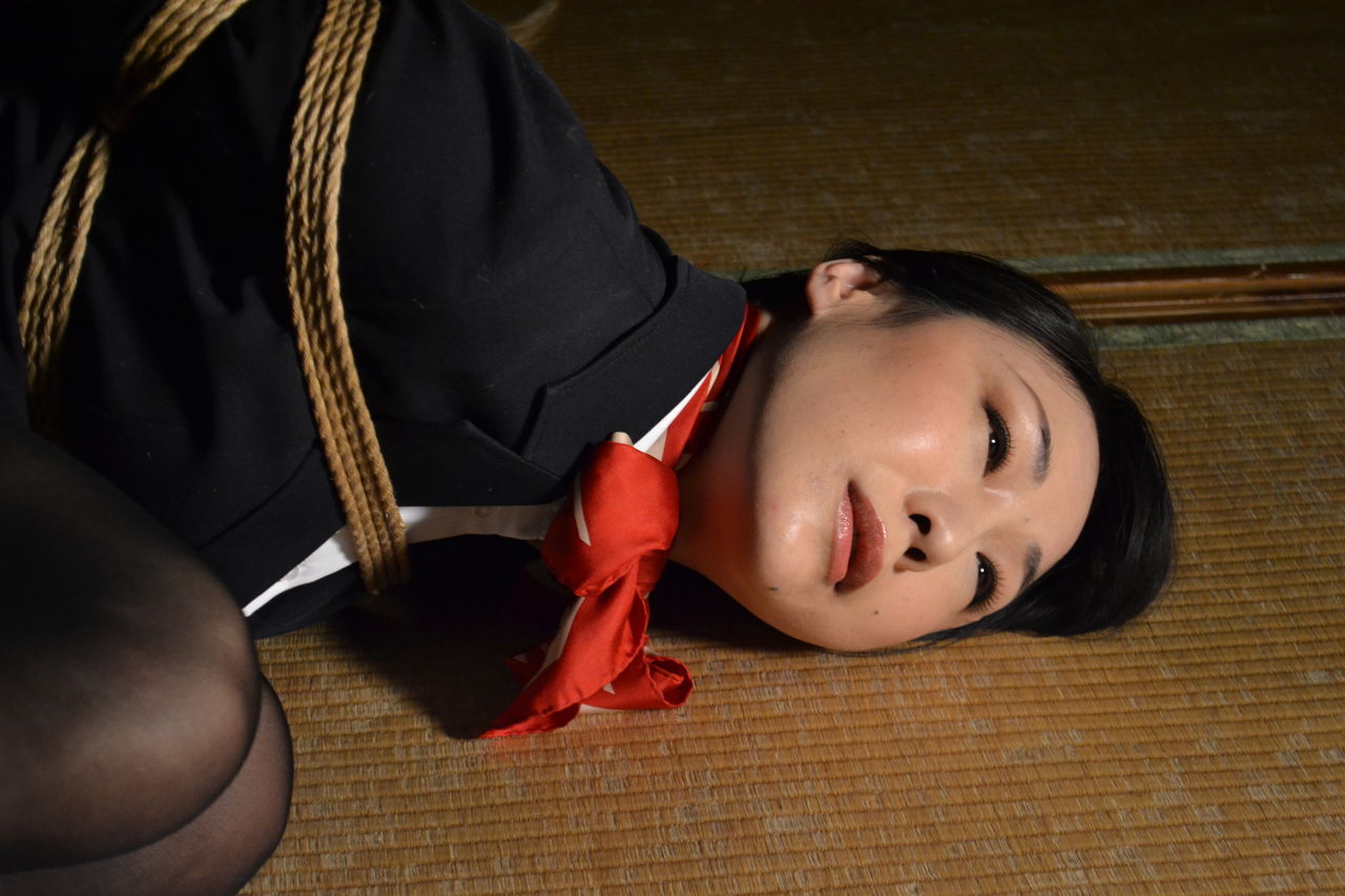 CA緊縛 美しき女性の緊縛美 (133) キャビン アテンダント（スチュワーデス）の美女(1) : ko_c_sanのblog