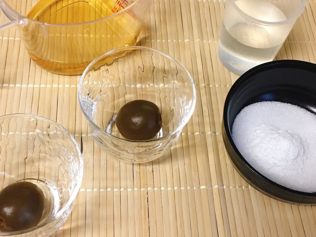 アガーでキラキラ梅酒ゼリー 私にまつわるエトセトラ 何でも一度はやってみたい アガーでキラキラ梅酒ゼリー 私にまつわるエトセトラ 何でも一度はやってみたい