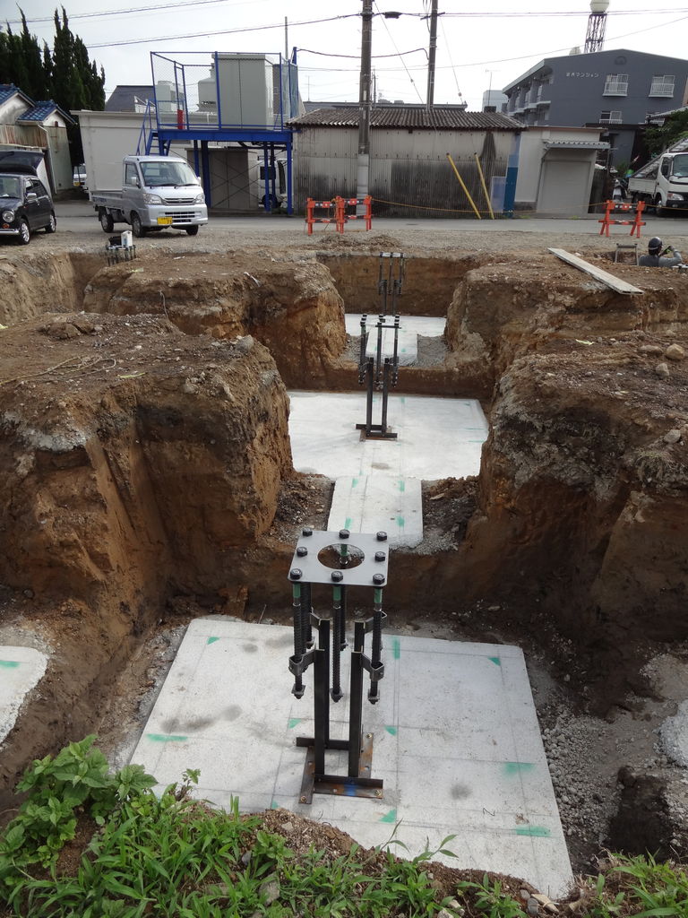 コーアのぶろぐ重量鉄骨造3階建て K邸 ベースパック施工