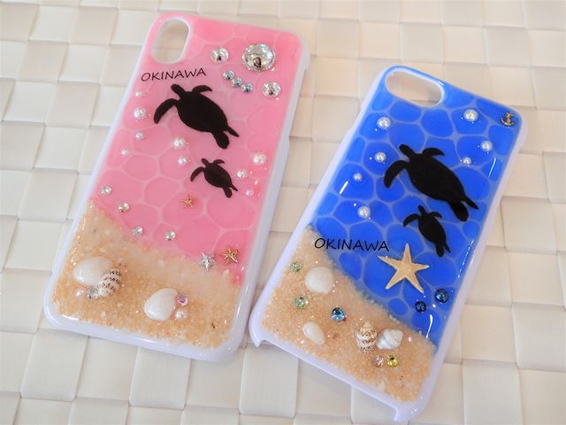 沖縄手作り体験 念願のiphoneケース 沖縄体験ダイビング 青の洞窟 Ko A And Pupu コア ププ ブログ