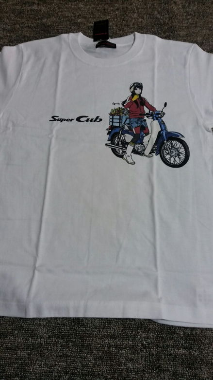 スーパーカブ60周年記念『江口寿史氏デザイン』Tシャツ : 自称坂 スーパーカブ60周年記念『江口寿史氏デザイン』Tシャツ : 自称坂