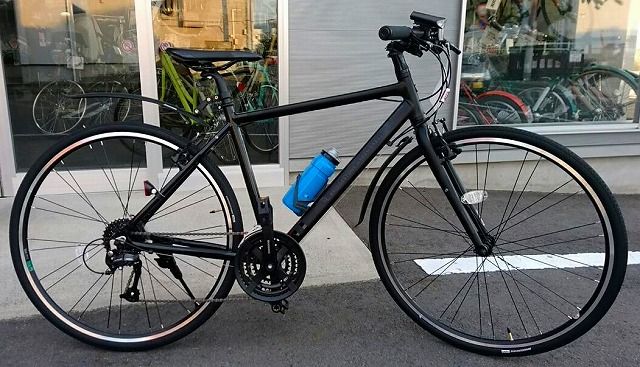 ブリヂストン CYLVA F24 グロス/マットブラック 490自転車 クロスバイク