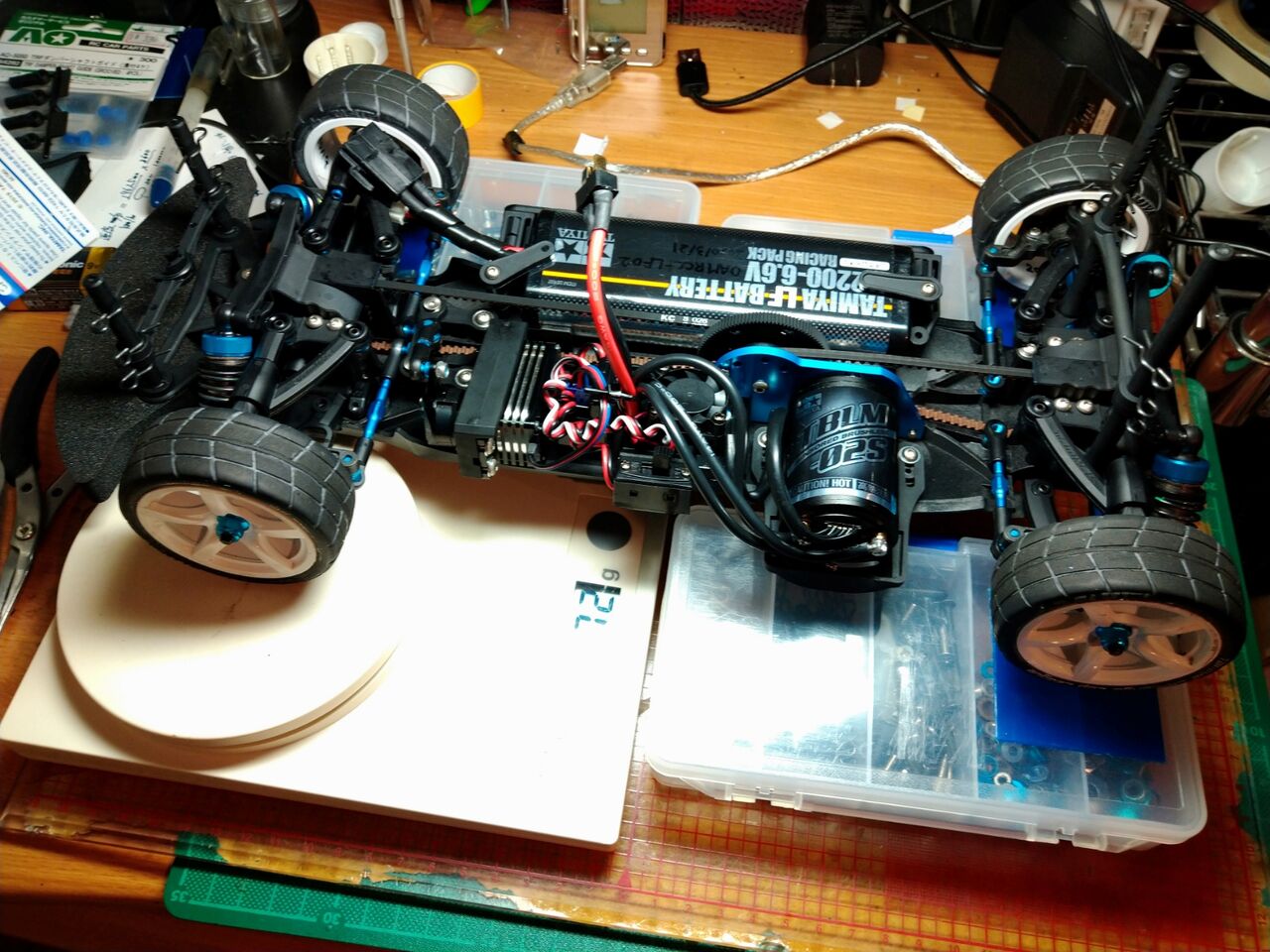 TA08 重量バランス測定 : つねきちのRCblog
