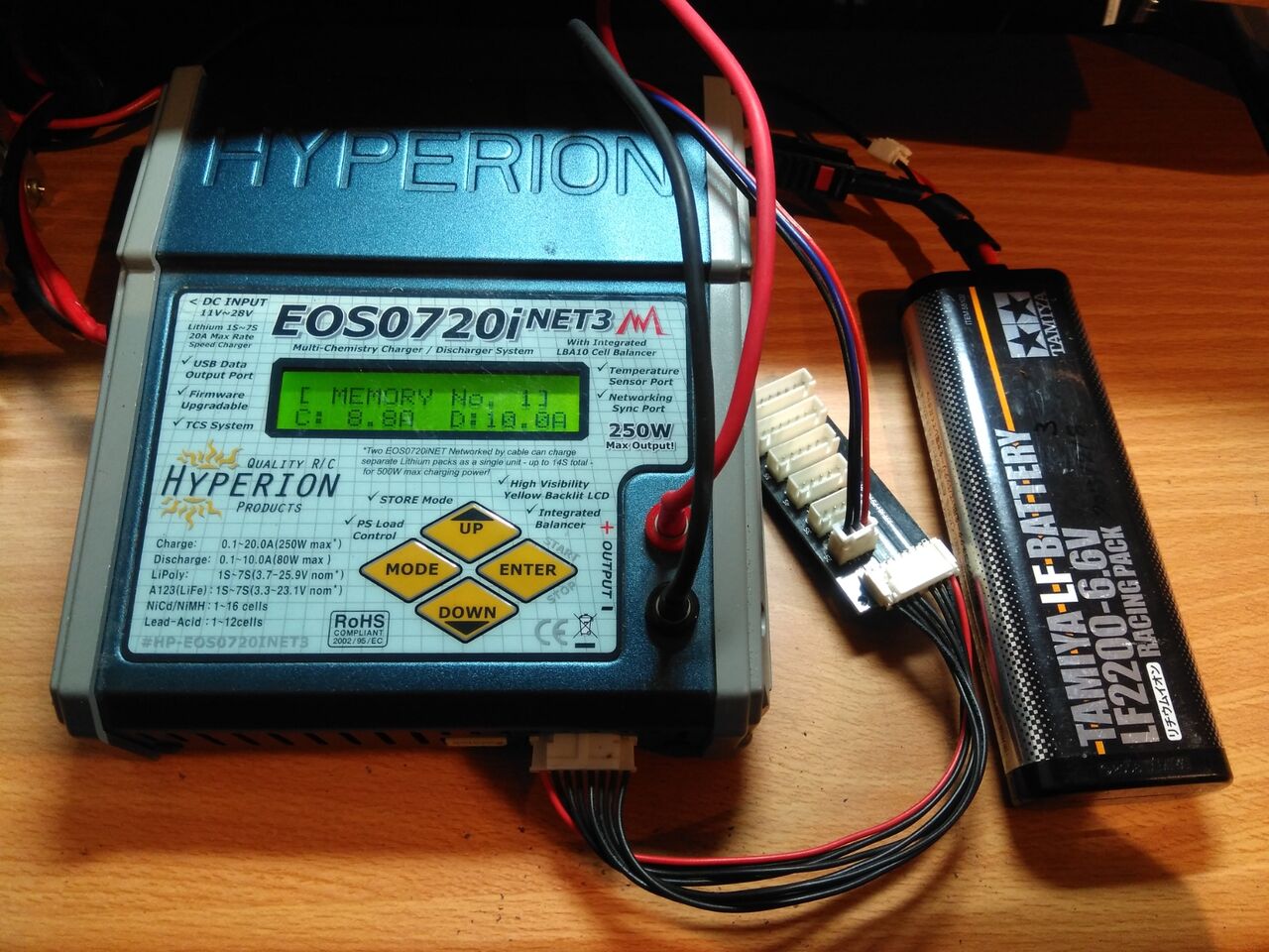 タミヤ LF2200-6.6v×2本 タミヤ リフェバッテリー LF2200 A123 2本