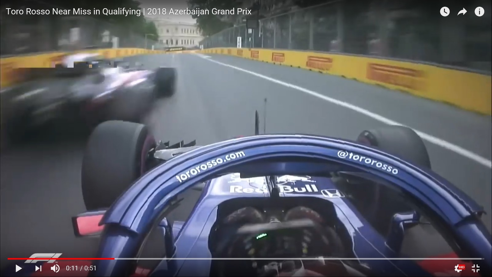 トロロッソ ホンダ 迷走中 アゼルバイジャン予選ｑ１でも危うく