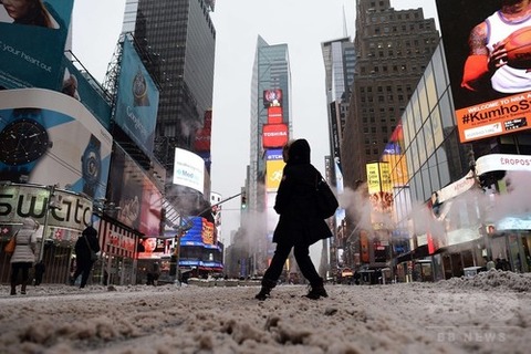 ニューヨーク大雪2015