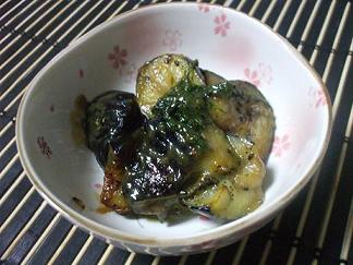 なすのごまみそ炒め