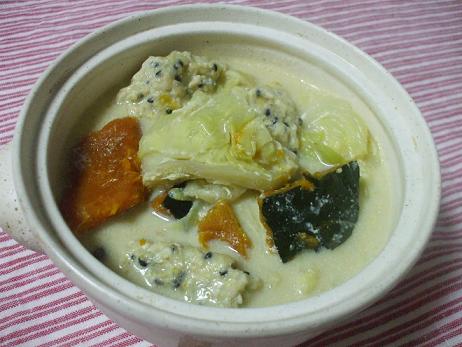 キャベツとかぼちゃの豆乳鍋 飲食店では教えてくれないナイショのレシピ