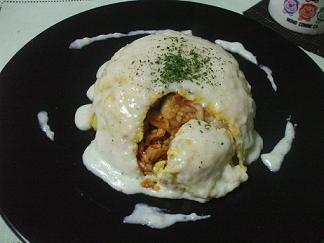キムチチーズオムライス