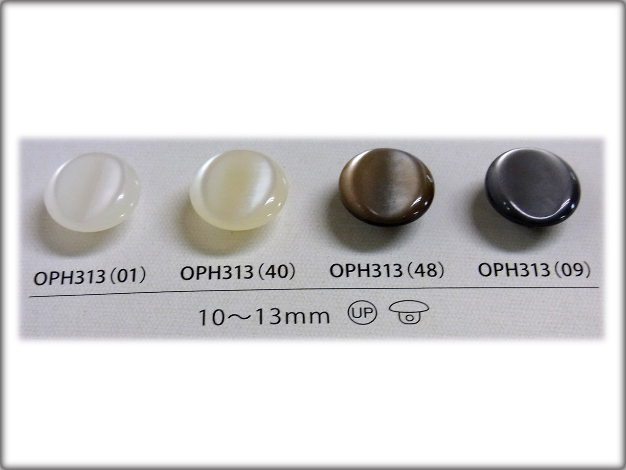 足つき スモールボタン Fp8 9023 9024 Ohp313 Oph314 Vt9909 Vs1017 小林釦の商品情報