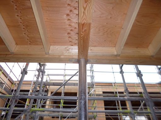 木造保育園工事中 設計する日々