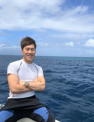 ボートで
