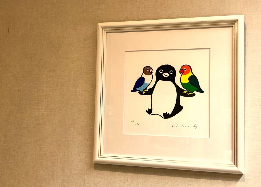 坂崎千春 Suica ペンギン インコ ジークレー 版画 絵画 作品 - 版画