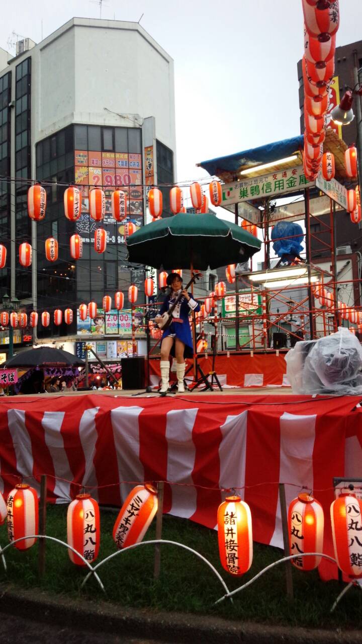 巣鴨の盆踊り大会のイベントに出演しました 小林みさこ 小林みさこ 演歌歌謡ポップ歌手 シンガーソングライターのブログ