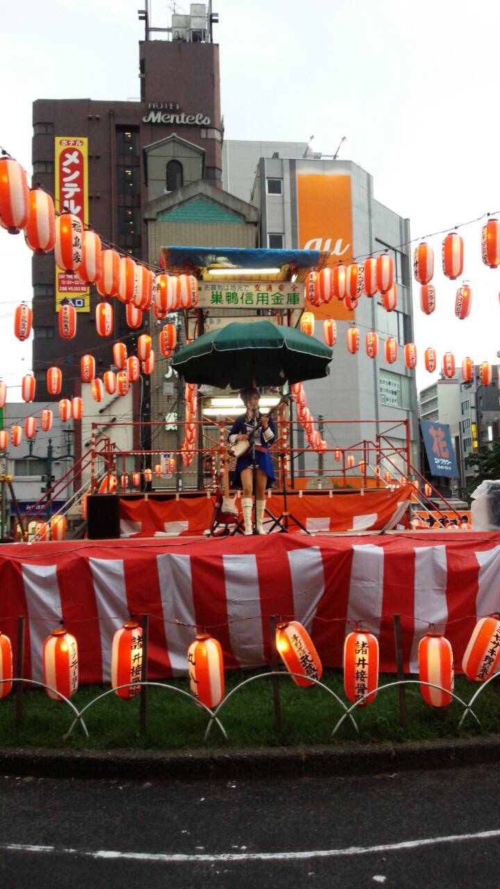 巣鴨の盆踊り大会のイベントに出演しました 小林みさこ 小林みさこ 演歌歌謡ポップ歌手 シンガーソングライターのブログ