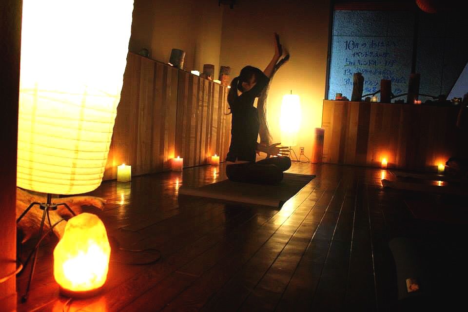 秋のキャンドルヨガ あぼんど終了しました コバヨガblog こばぶろ