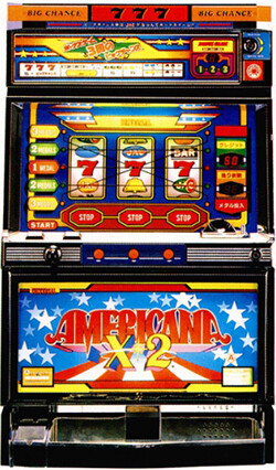 レトロパチスロ実機ユニバーサル1号機アメリカーナXX（不要機つき） パチスロ「アメリカーナ」の歴史 : おらんくのスロパチ回想録+